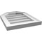 Ekena Millwork Octagonal Top Surface Mount PVC Gable Vent w/ 2"W x 1-1/2"P Brickmould Frame, 14"W x 18"H GVPOT14X1802SN - alternate 4